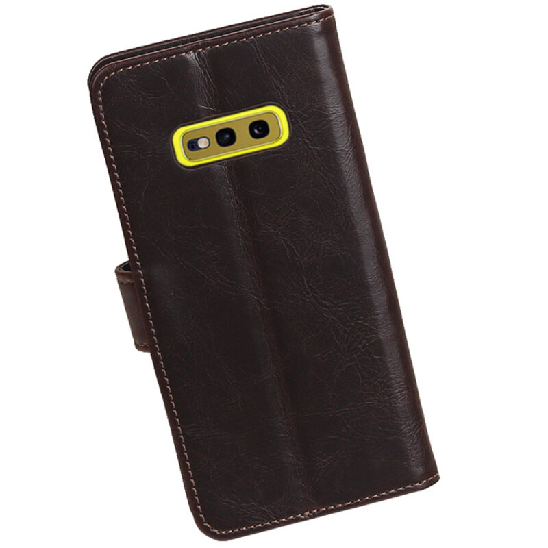 Pull Up Bookstyle for Samsung Galaxy S10e Mocca