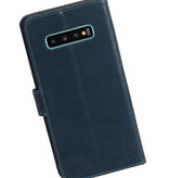 Pull Up Bookstyle for Samsung Galaxy S10 Plus Blue