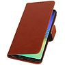 Style de livre Pull Up pour Samsung Galaxy S10 Plus Marron