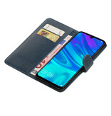 Pull Up Bookstyle voor Huawei Honor 10 Lite Blauw