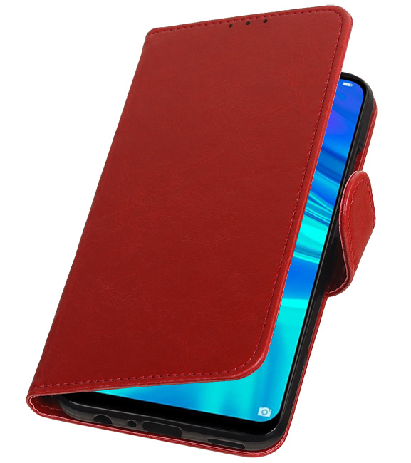Style de livre Pull Up pour Huawei Honor 10 Lite Red