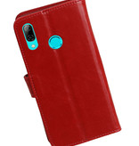 Pull Up Bookstyle voor Huawei Honor 10 Lite Rood