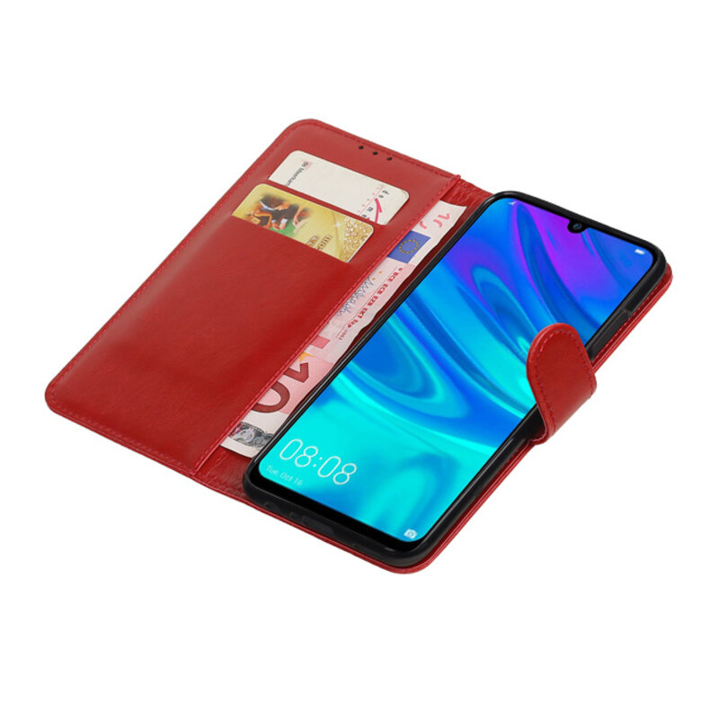 Style de livre Pull Up pour Huawei Honor 10 Lite Red