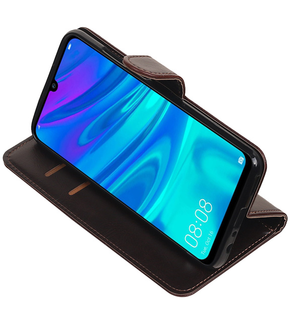 Pull Up Bookstyle voor Huawei Honor 10 Lite Mocca