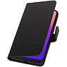 Pull Up Bookstyle für Motorola Moto G7 Schwarz