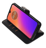 Pull Up Bookstyle für Motorola Moto G7 Schwarz