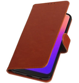 Pull Up Bookstyle für Motorola Moto G7 Brown