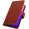 Style de livre Pull Up pour Motorola Moto G7 Marron