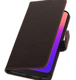 Pull Up Bookstyle for Motorola Moto G7 Mocca