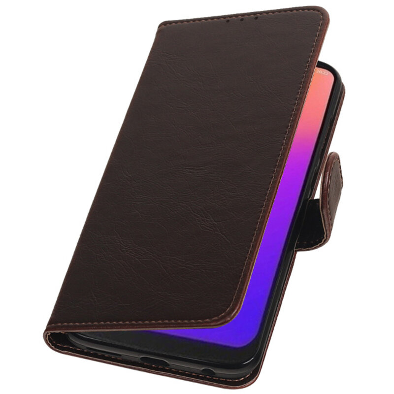 Pull Up Bookstyle für Motorola Moto G7 Mocca