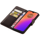 Style de livre Pull Up pour Motorola Moto G7 Mocca