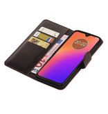 Pull Up Bookstyle für Motorola Moto G7 Mocca