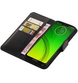 Pull Up Bookstyle for Motorola Moto G7 Power Black