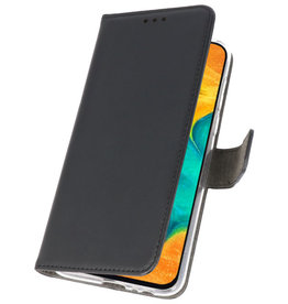 Wallet Cases Hülle für Samsung Galaxy A30 Schwarz