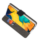 Wallet Cases Hülle für Samsung Galaxy A30 Schwarz