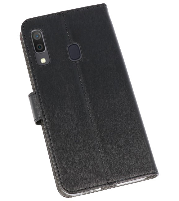 Wallet Cases Hoesje voor Samsung Galaxy A30 Zwart