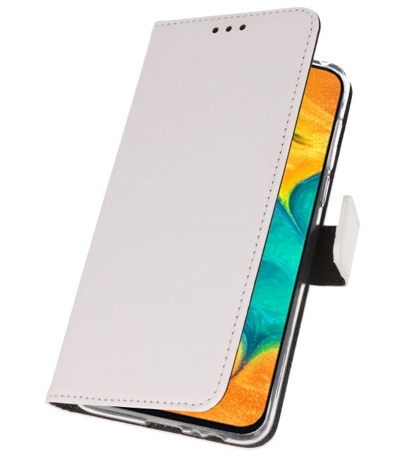 Custodia a Portafoglio per Samsung Galaxy A30 Bianco