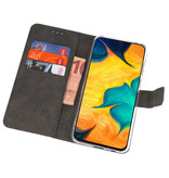 Wallet Cases Tasche für Samsung Galaxy A30 Weiß