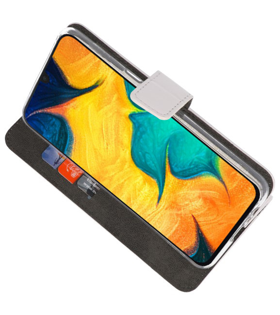 Veske Tasker Etui til Samsung Galaxy A30 White