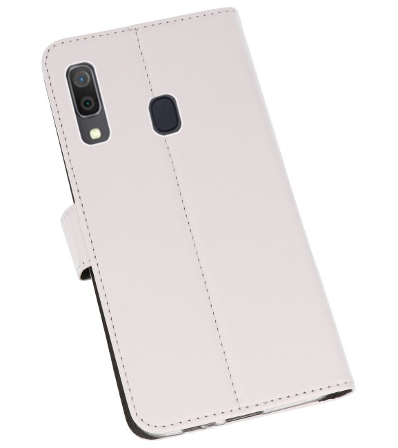 Etuis portefeuille Etui pour Samsung Galaxy A30 Blanc