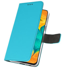 Wallet Cases Case for Samsung Galaxy A30 Blue
