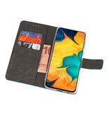Veske Tasker Etui til Samsung Galaxy A30 Blue