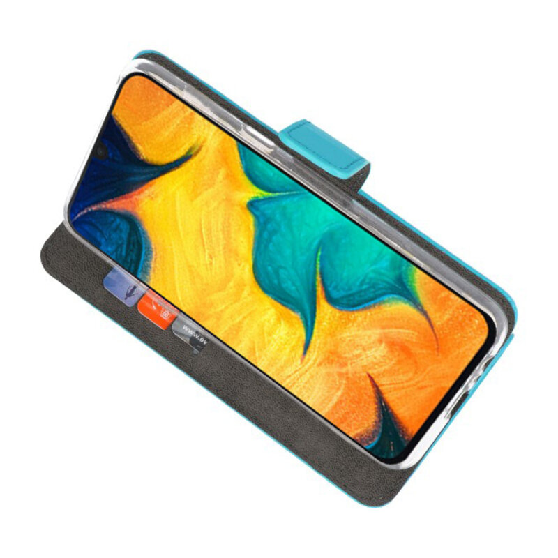 Wallet Cases Case for Samsung Galaxy A30 Blue
