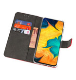 Etuis portefeuille Etui pour Samsung Galaxy A30 Rouge