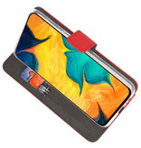 Etuis portefeuille Etui pour Samsung Galaxy A30 Rouge