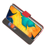 Etuis portefeuille Etui pour Samsung Galaxy A30 Rouge