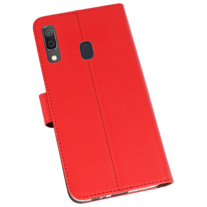 Etuis portefeuille Etui pour Samsung Galaxy A30 Rouge