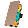Wallet Cases Hülle für Samsung Galaxy A30 Gold