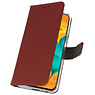 Wallet Cases Hoesje voor Samsung Galaxy A30 Bruin