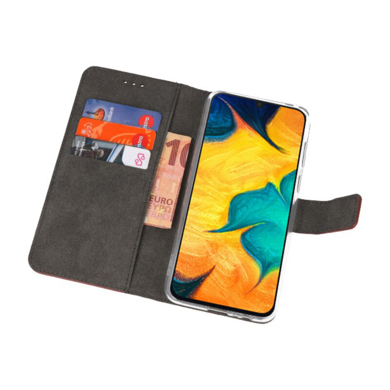 Custodia a Portafoglio per Samsung Galaxy A30 Marrone