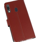 Wallet Cases Case for Samsung Galaxy A30 Brown