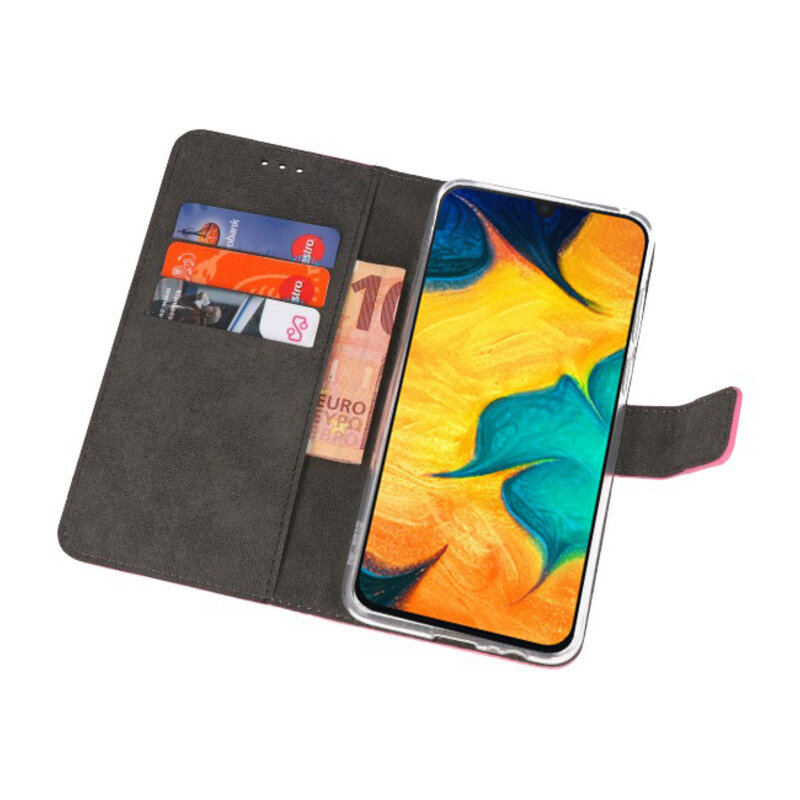 Custodia a Portafoglio per Samsung Galaxy A30 Rosa