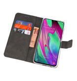 Wallet Cases Case for Samsung Galaxy A40 White