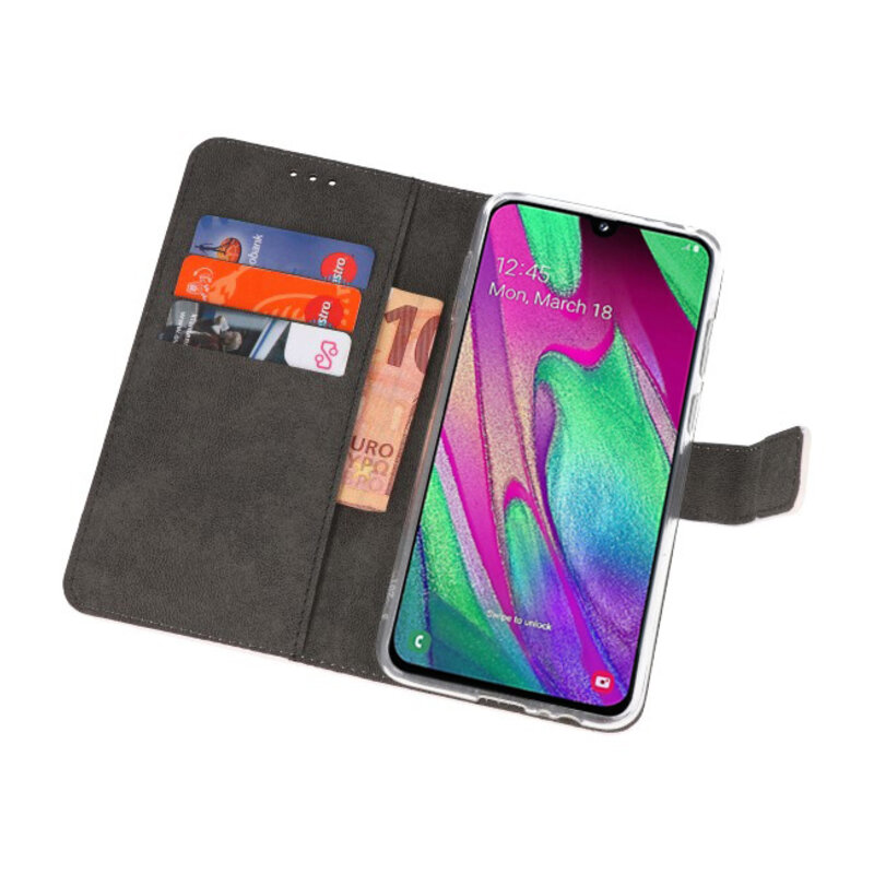 Wallet Cases Case for Samsung Galaxy A40 White