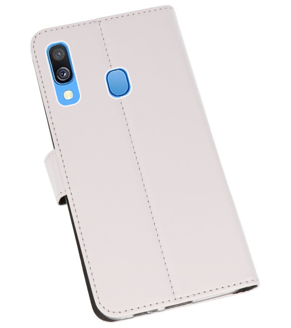 Custodia a Portafoglio per Samsung Galaxy A40 Bianco