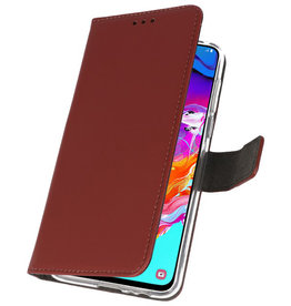 Custodia a Portafoglio per Samsung Galaxy A70 Marrone