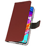 Etuis portefeuille Etui pour Samsung Galaxy A70 Brown