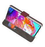 Wallet Cases Case for Samsung Galaxy A70 Brown