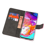 Etuis portefeuille Etui pour Samsung Galaxy A70 Rose