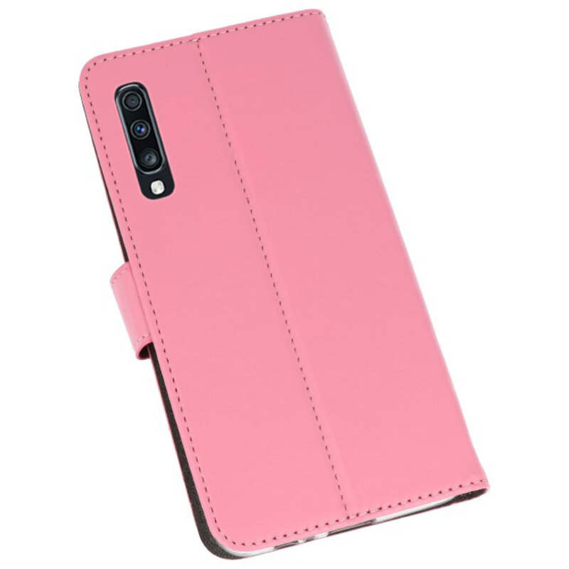 Etuis portefeuille Etui pour Samsung Galaxy A70 Rose