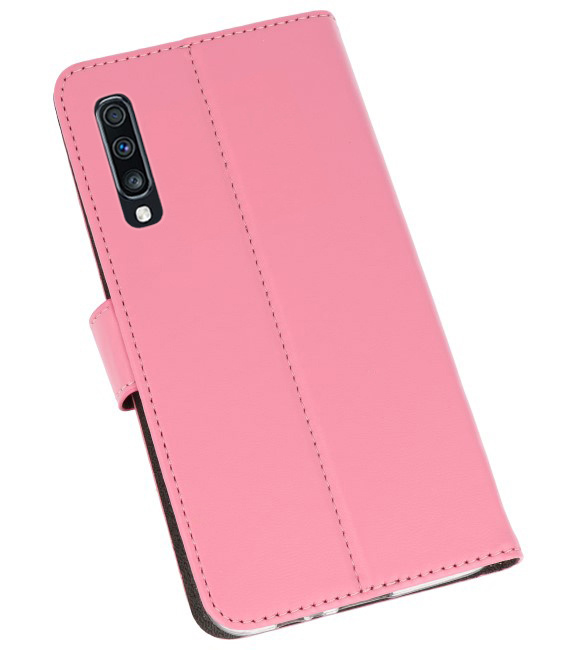 Wallet Cases Hoesje voor Samsung Galaxy A70 Roze