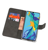 Wallet Cases Hoesje voor Huawei P30 Zwart