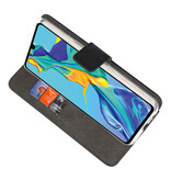 Wallet Cases Hoesje voor Huawei P30 Zwart