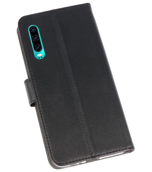 Wallet Cases Case für Huawei P30 Schwarz