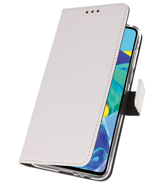 Casos Funda Cartera para Huawei P30 Blanco