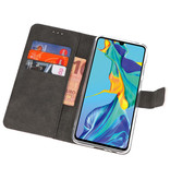 Wallet Cases Hoesje voor Huawei P30 Wit